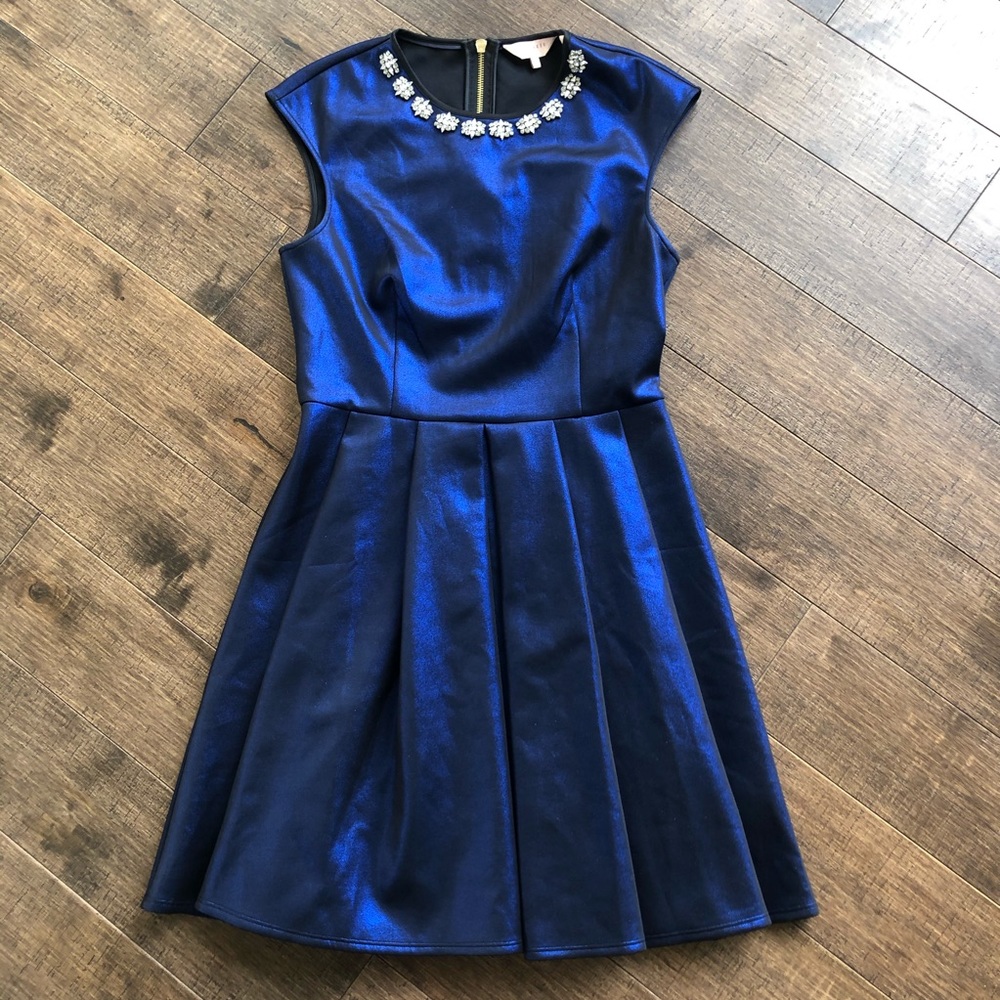 Ted Baker Dress with Crystal Beaded Neckline